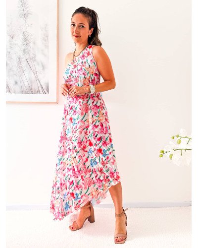 Robe asymétrique - Blanc