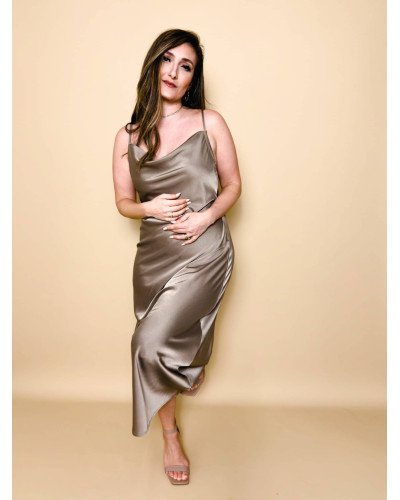 Robe effet soie