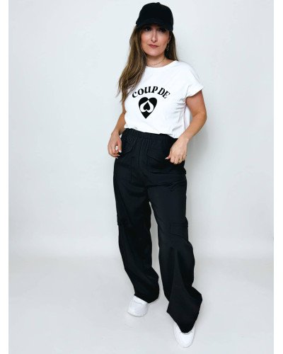 Pantalon cargo noir