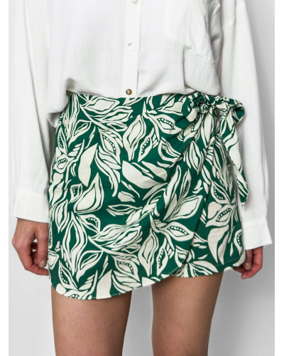 Short floral - Vert